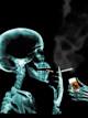 images fumador esqueleto